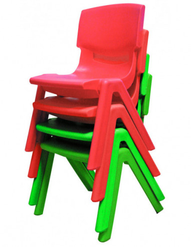 Lot 2 chaises enfant T1 empilables